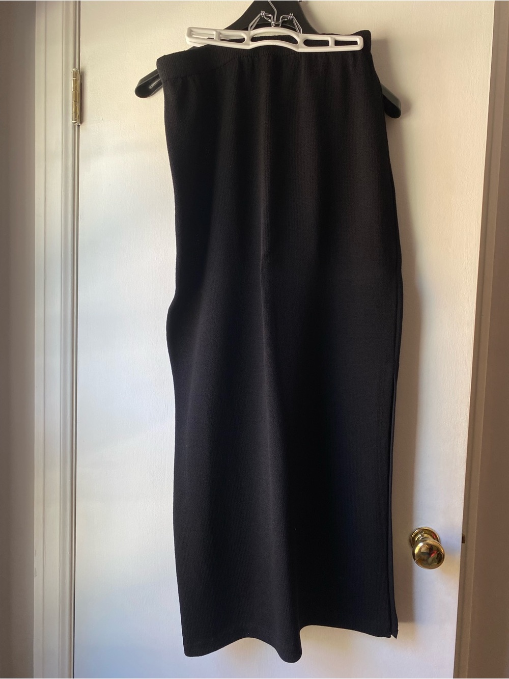 St. John Elegant Black Maxi Dress